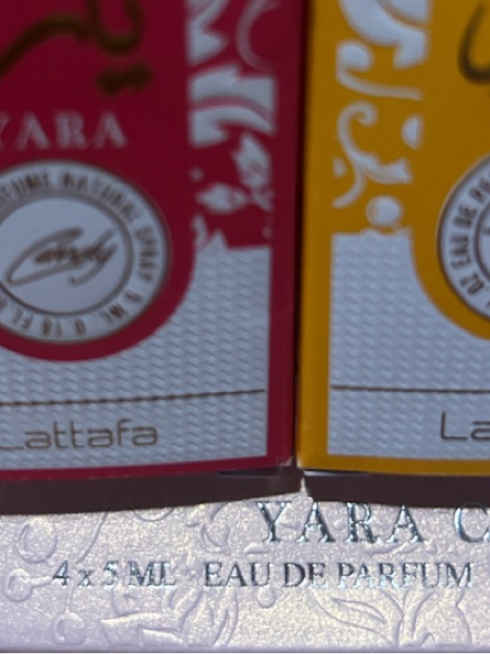 Yara Collection Fragrance Gift Set of 3 Red, Yellow, White - Picture 3 of 3
